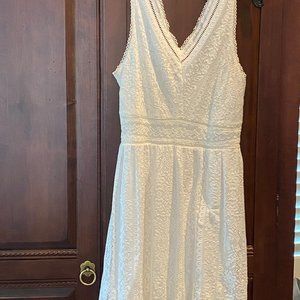 Lace overlay summer dress